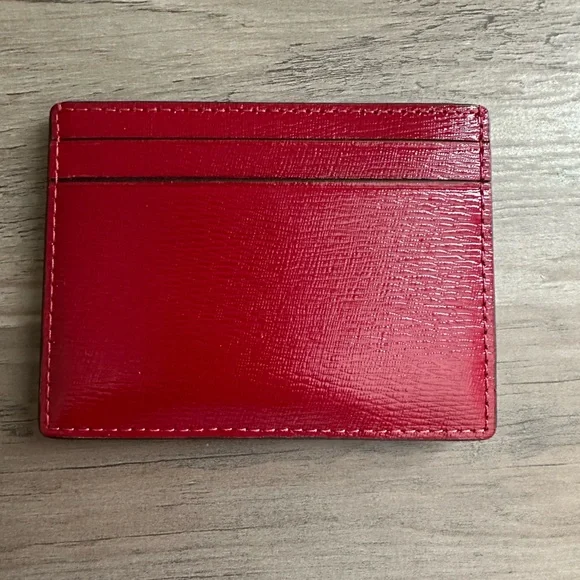 New with tags! Kate Spade Madison Cherry Red Leather Card Holder! - Picture 3 of 6